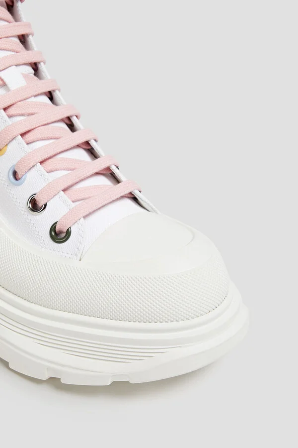 Tread Slick rubber and canvas high-top sneakers - Image 4