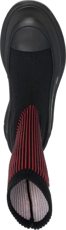 Tread Slick Sock Boot "Black Red" - Image 4