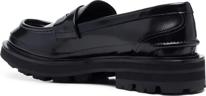 Tread-Sole Penny-Slot Loafers - Image 3