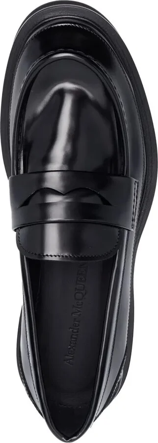 Tread-Sole Penny-Slot Loafers - Image 4