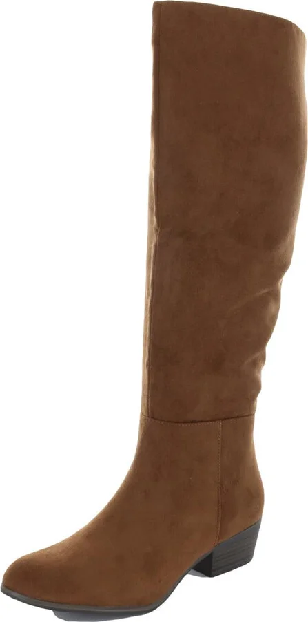 Treasure Womens Zipper Tall Knee-High Boots