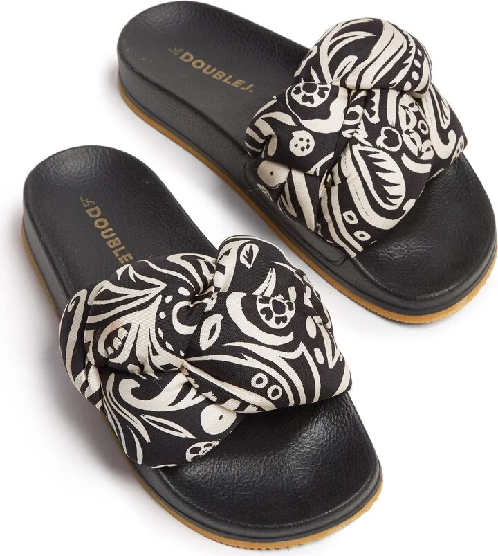 Treccia Slides Fauve Black - Image 2