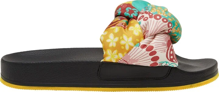 Treccia Slides Holi Yellow