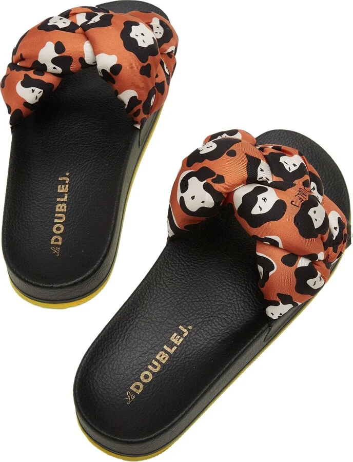 Treccia Slides Lady Leopard Orange - Image 4