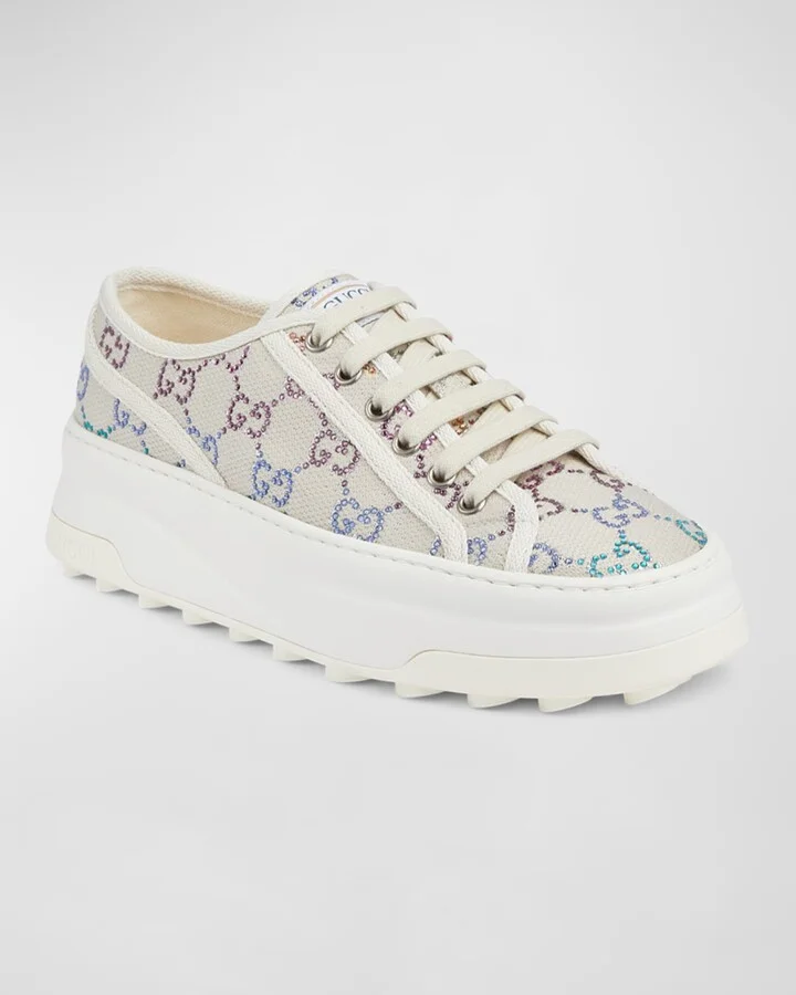 Treck Multicolor GG Platform Sneakers - Image 6