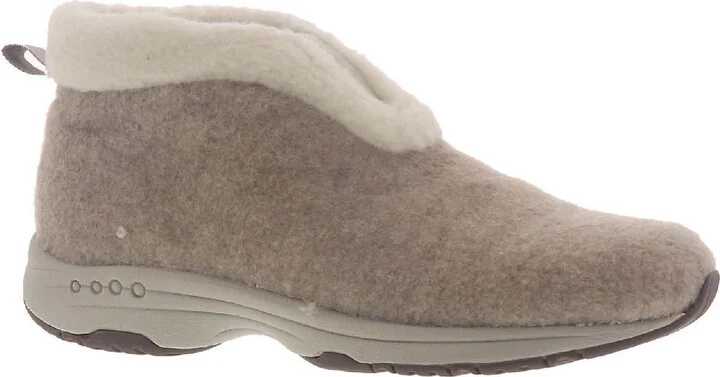 Tree Pose 2 Womens Faux Fur Slip On Slip-On Sneakers