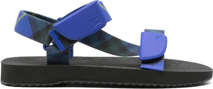 Trek check sandals