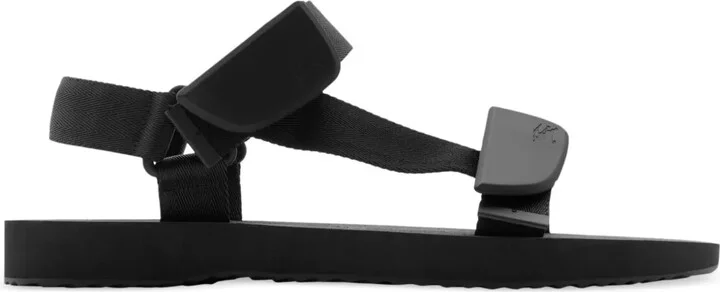 Trek logo-debossed sandals