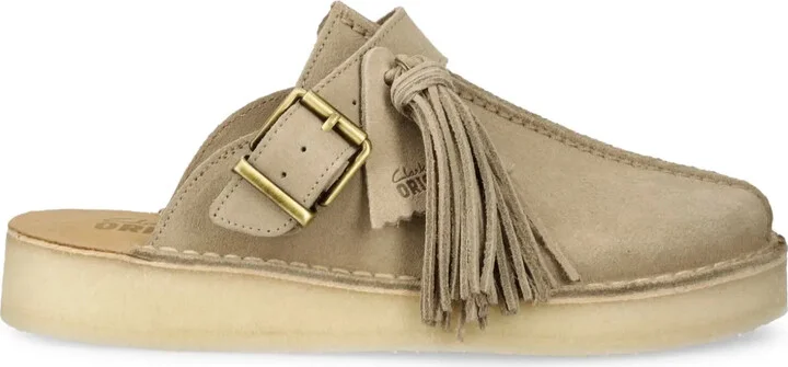 Trek Mule suede slippers