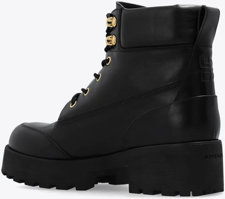 Trekker Leather Combat Boots - Image 2
