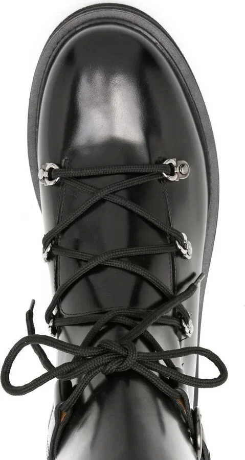 Trekking leather ankle boots - Image 4