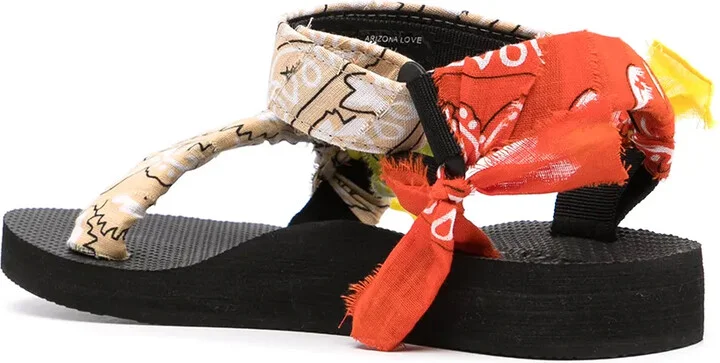 Trekky bandana-print sandals - Image 3