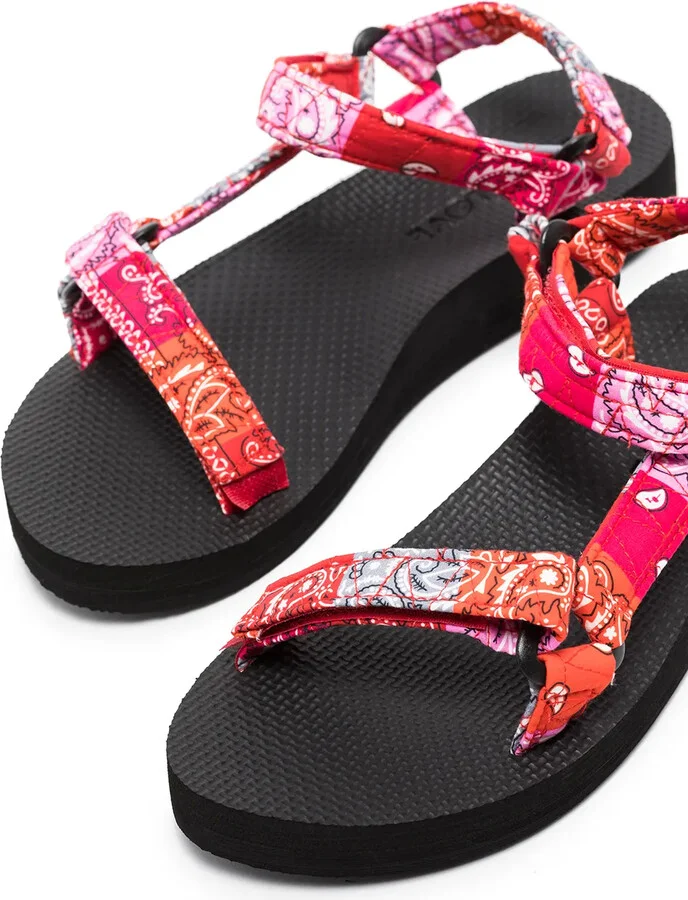 Trekky bandana-print sandals - Image 4