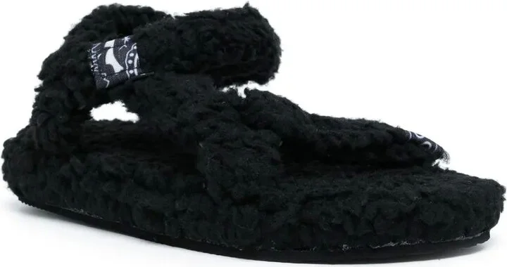 Trekky faux-fur sandals - Image 2