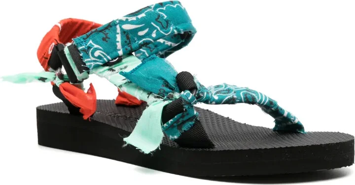 Trekky Mix bandana-print sandals - Image 2