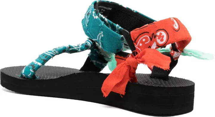 Trekky Mix bandana-print sandals - Image 3