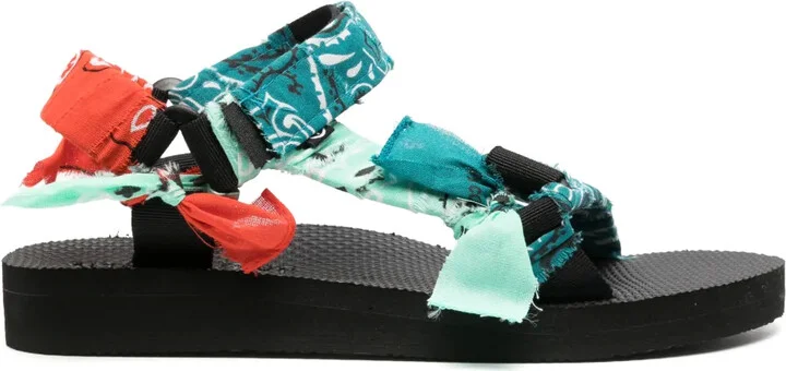 Trekky Mix bandana-print sandals