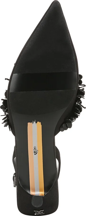 Trent Slingback Pointed Toe Kitten Heel Pump - Image 5