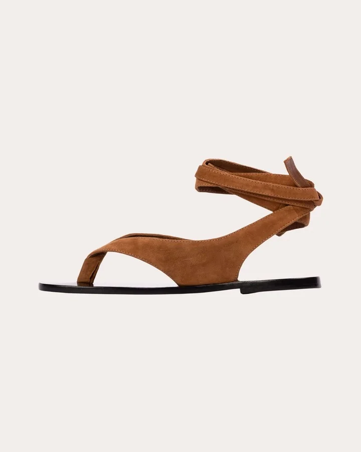 Tres Suede Gladiator Sandal - Image 6