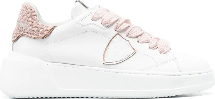 Tres Temple leather sneakers
