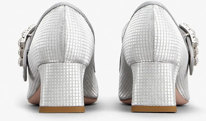 Trés Vivier 45 Crystal Buckle Pumps - Image 3