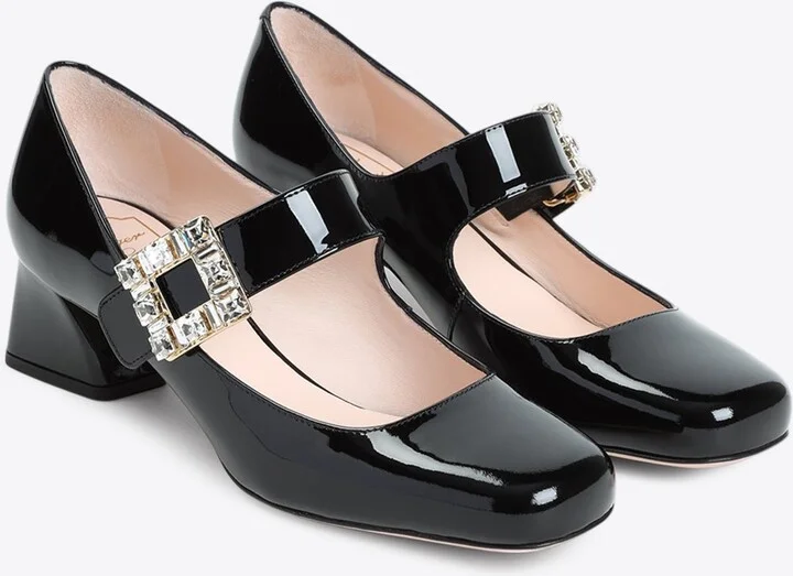 Très Vivier 45 Rhinestone-Embellished Pumps - Image 2