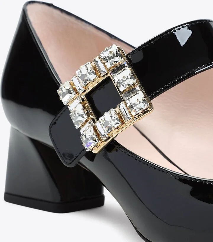 Très Vivier 45 Rhinestone-Embellished Pumps - Image 3