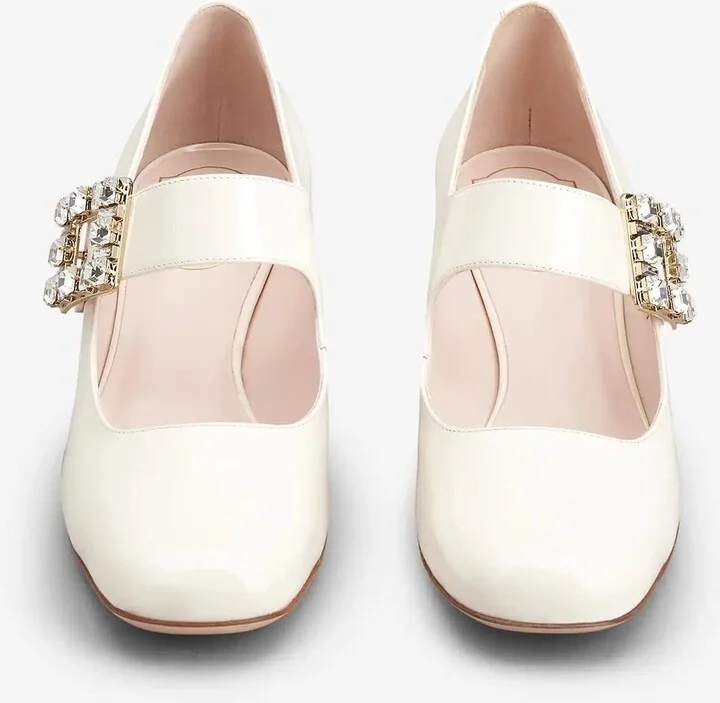 Très Vivier 45 Rhinestone-Embellished Pumps - Image 3