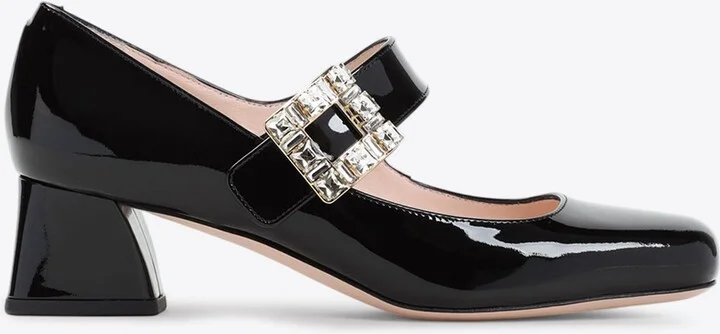 Très Vivier 45 Rhinestone-Embellished Pumps