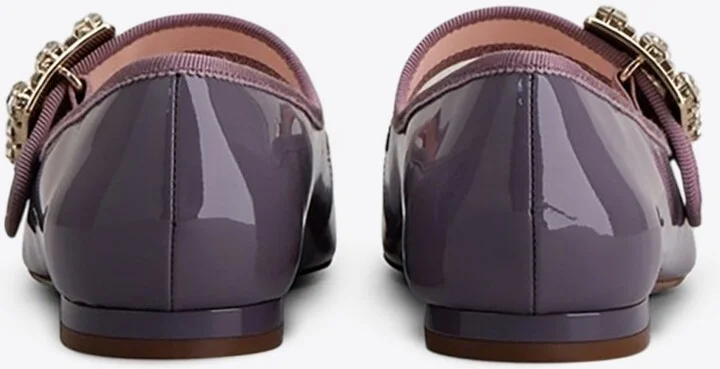 Très Vivier Patent Leather Ballet Flats - Image 2