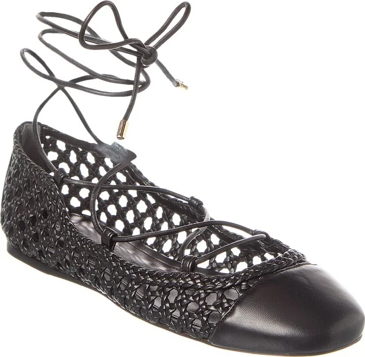 Tresse Leather Ballerina Flat