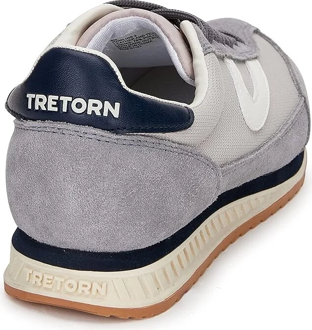 Tretorn Rawlins 2 Women's Shoes Grey/White : 7 B - Medium, Leather - Image 3
