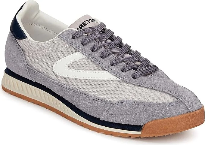 Tretorn Rawlins 2 Women's Shoes Grey/White : 7 B - Medium, Leather