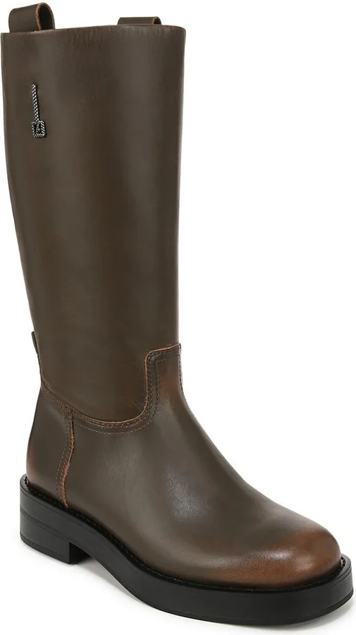 Trevi Womens Leather Tall Knee-High Boots