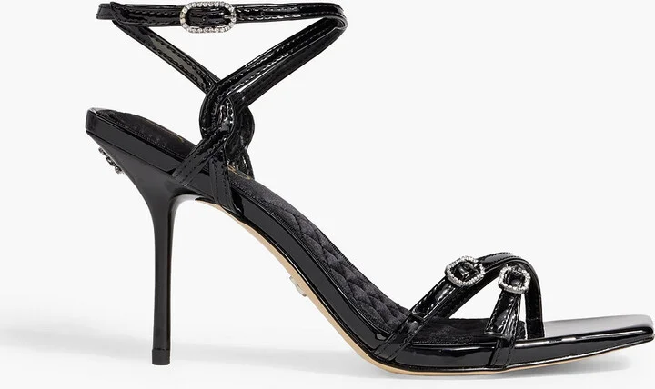 Trevin embellished glossed sandals