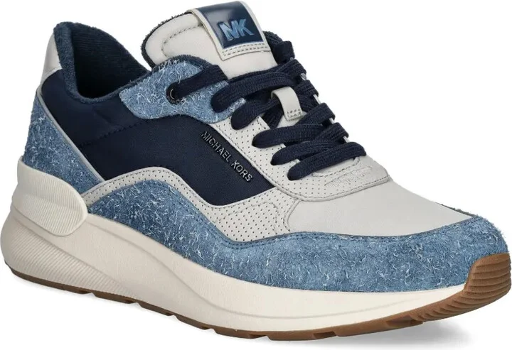 Trevor denim-panel sneakers - Image 2