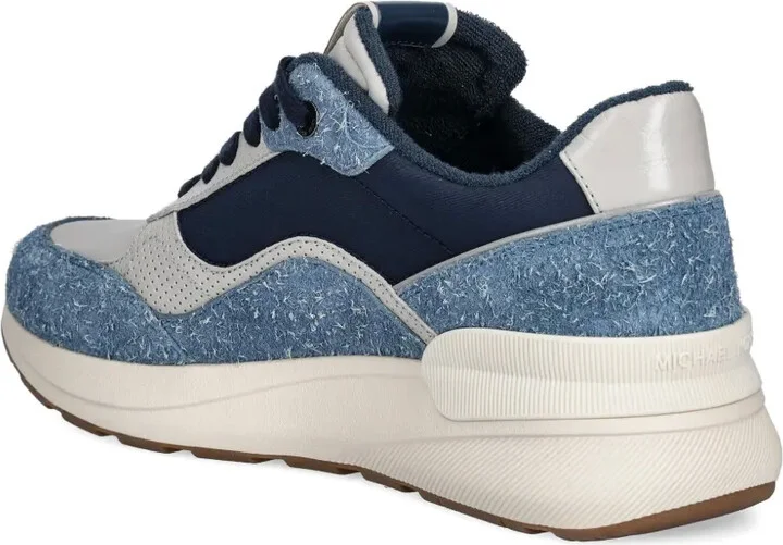 Trevor denim-panel sneakers - Image 3