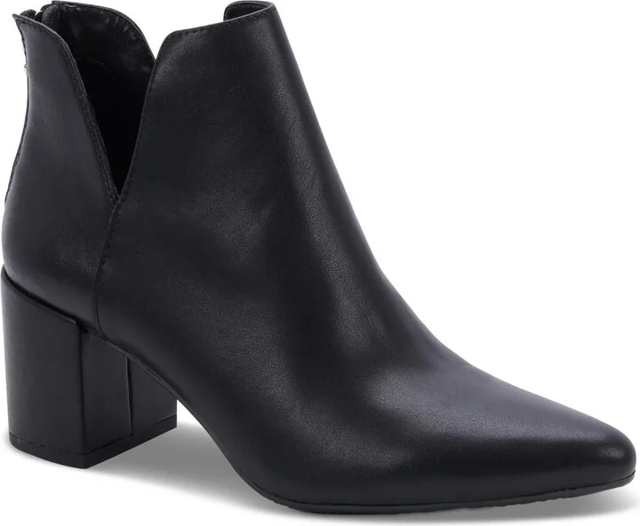 Trey Womens Leather Ankle Booties