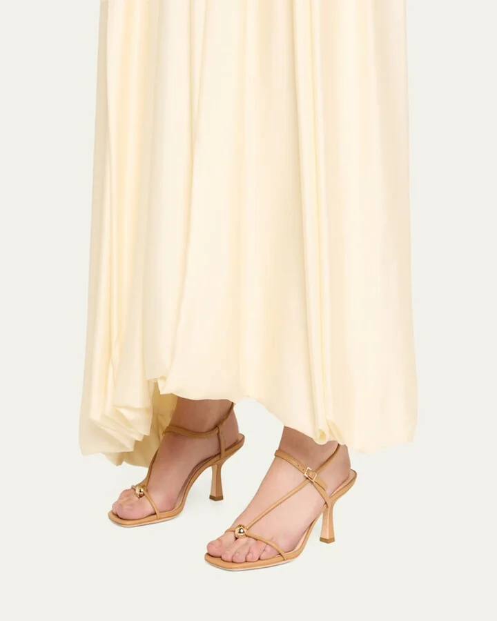 Triana Strappy Leather Dome Sandals - Image 2