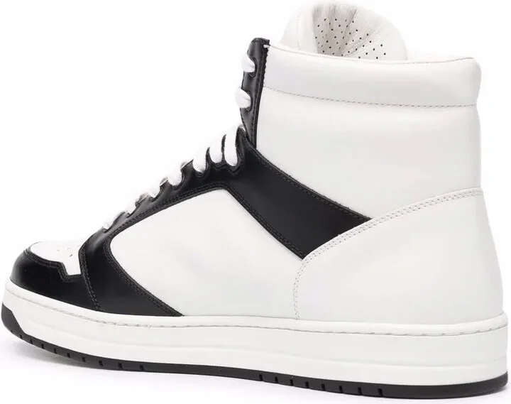 Triangle-Logo Contrast-Trim Sneakers - Image 3