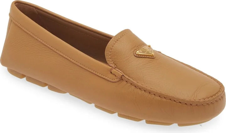 Triangle Logo Driving Loafer