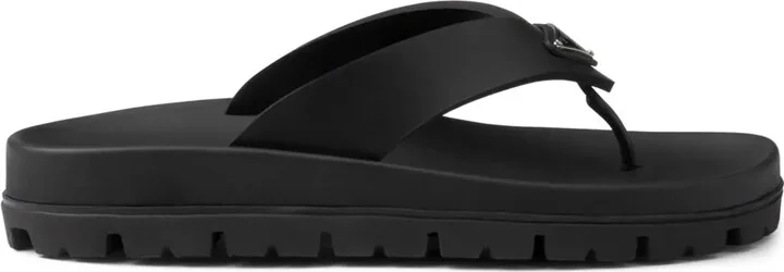 Triangle-Logo Flip Flops