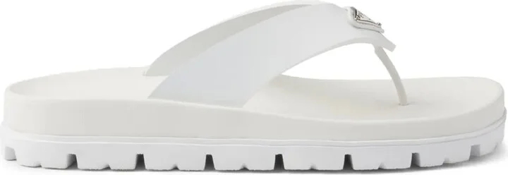 Triangle-Logo Flip Flops