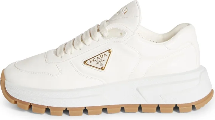 Triangle Logo Lace-Up Sneaker - Image 9
