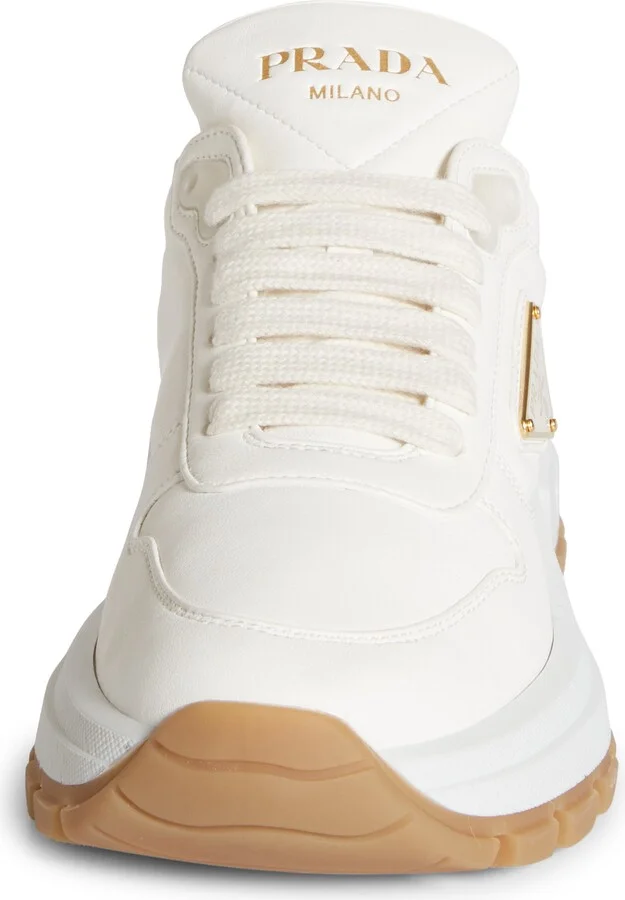 Triangle Logo Lace-Up Sneaker - Image 10