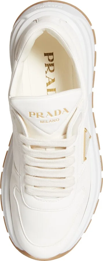 Triangle Logo Lace-Up Sneaker - Image 11