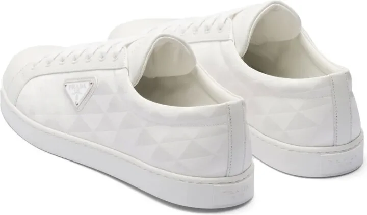 Triangle-Logo Lace-Up Sneakers - Image 3