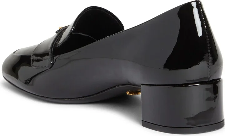 Triangle Logo Loafer Pump - Image 2