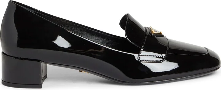 Triangle Logo Loafer Pump - Image 3