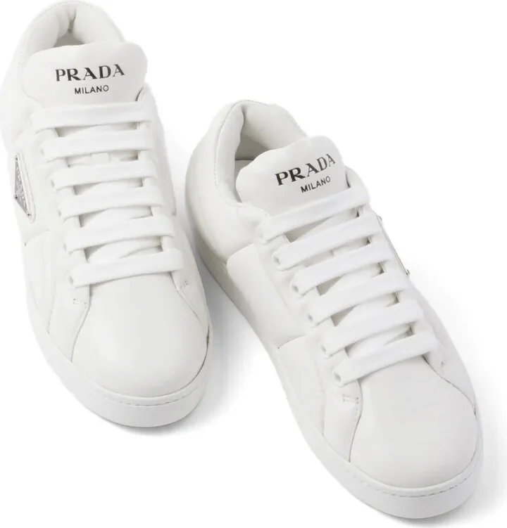 Triangle-Logo Padded Sneakers - Image 4